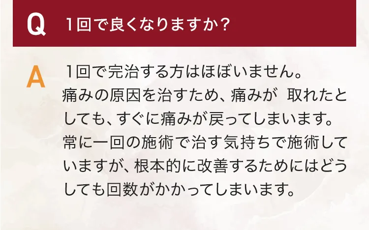 大阪府堺市_テアシス堺鳳整体院_質問
