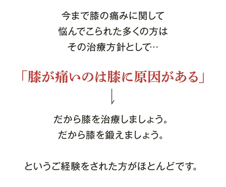 大阪府堺市_テアシス堺鳳整体院_膝痛原因