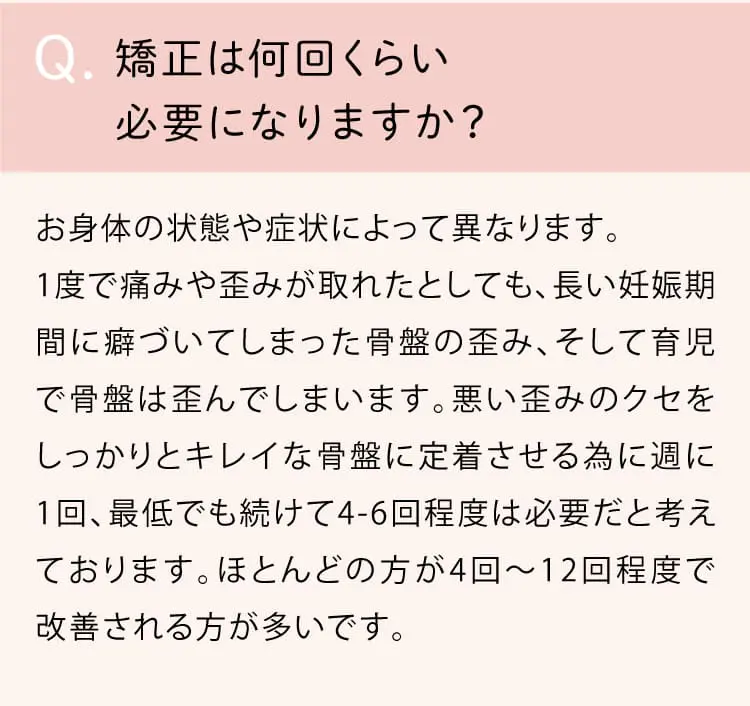 大阪府堺市_テアシス堺鳳整体院_Q&A