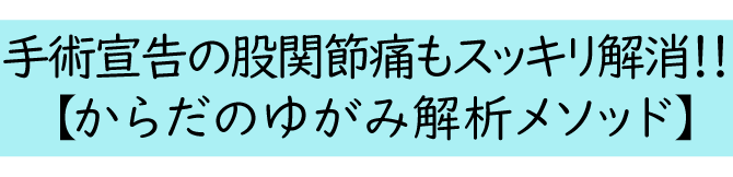 大阪府堺市_テアシス堺鳳整体院_股関節口コミ